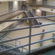 “The rock”— the common area inside one of the housing units at Lee Correctional Facility in Bishopville, S.C.